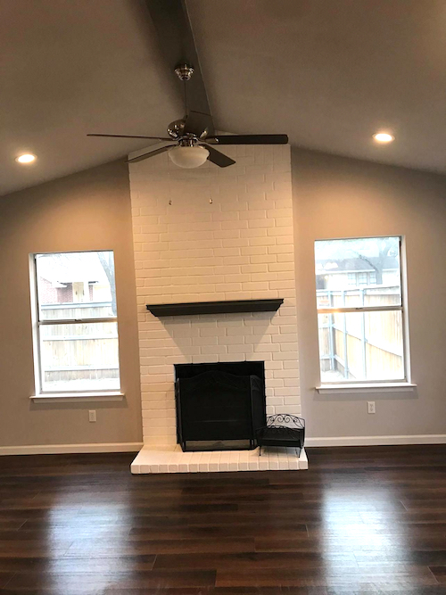 Fireplace and Mantel Renovation by WP Builders in Lago Vista and Jonestown